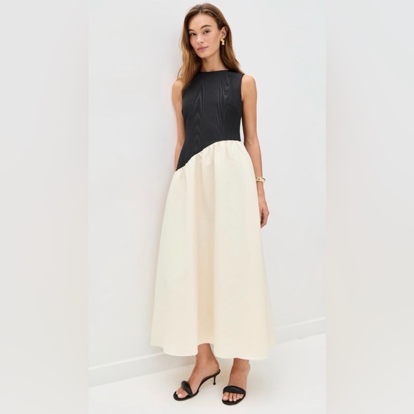 Simon Miller Dresses & Skirts - Simon Miller Black and Cream Midi Dress